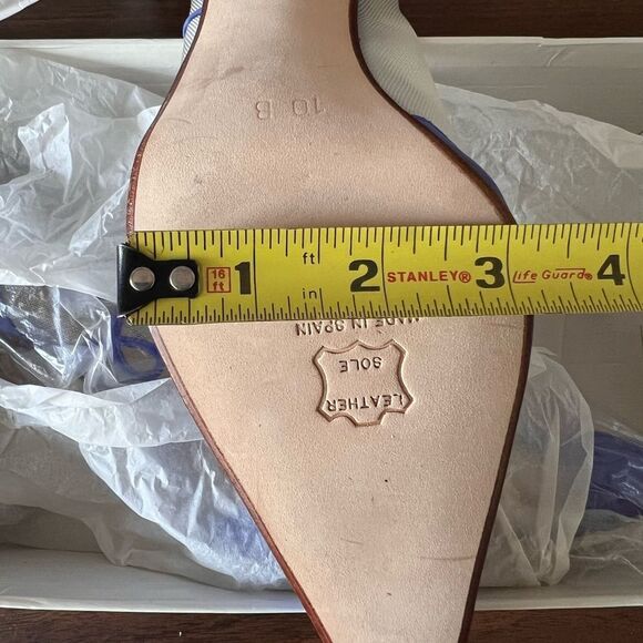 Stephanie of London-Mesh/Nubuck - Blue Pumps/Heels - Womens Size 10 GREAT CONDIT - Picture 15 of 15